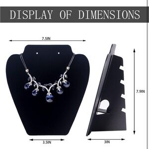 4pcs necklace & earrings display stands!‎ NIP set of four!!